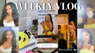 Thumbnail: WEEKLY VLOG: back at pilates + new hair..AGAIN + I PASSED OUT😳 + Ella Mai Concert💛 + chitchat