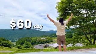 Thumbnail: I spent $60/day to drive a car in the countryside of Japan🇯🇵 to find an akiya I can afford to buy.