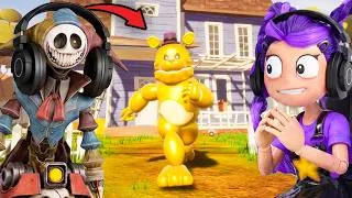Thumbnail: Prototype and Lily Lovebraids Play - Hello Neighbor Fredbear Mod