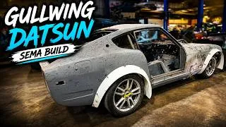 Thumbnail: GULLWING DOORS or BUST: The SEMA Datsun 260z Nightmare