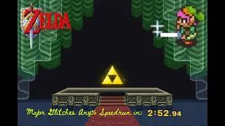 Thumbnail: The Legend of Zelda: A Link to the Past Major Glitches Any% Speedrun in 2:52.94