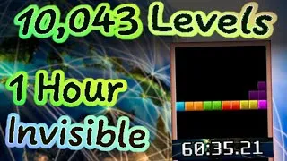 Thumbnail: 1 Hour of Invisible Tetris. (World Record)