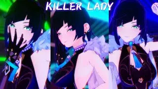 Thumbnail: 【原神MMD】KiLLER LADY「Yelan Tartaglia Ayato 」