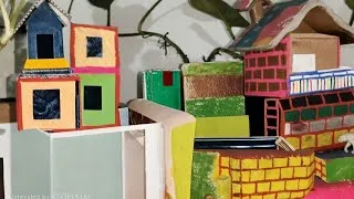 Thumbnail: Beautiful home for room decoration in my room. Aquarium fish setup making soon 😄#cartoonhouse #fish
