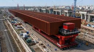 Thumbnail: How Giant Machines Moved the World’s Longest Airside Bridge. Mega Bridge Construction Documentary
