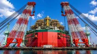 Thumbnail: This 660,000-Ton Ship Turns Gas Into Liquid. Floating LNG Plant Documentary