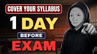 Thumbnail: Complete Your Entire Syllabus in 1 Day 🔥| Backbencher Strategy | class 9th/10th