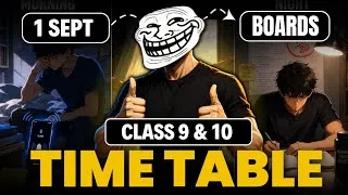 Thumbnail: Best Timetable for Class 9th&10th | How to Manage (School + Tuition + Self Study) | class 9th/10th