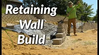 Thumbnail: Former Engineer Builds Retaining Wall