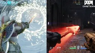 Thumbnail: The Ultimate Spear Showdown! God of War Ragnarok vs. Doom The Dark Ages