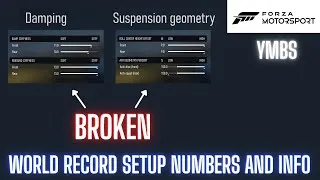 Thumbnail: How to Build and Tune the Fastest Cars in Forza Motorsport - World Record Tuning Numbers - YMBS