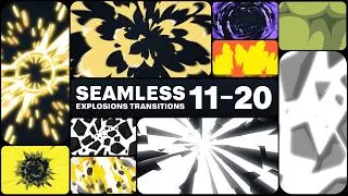 Thumbnail: Seamless Explosions Transitions 11-20 (Ae) | Dynamic Explosion Transitions