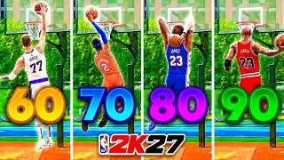 Thumbnail: BEST DUNK ANIMATIONS FOR EVERY DUNK RATING + HEIGHT in NBA 2K27! (NEVER GET BLOCKED)