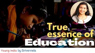Thumbnail: True essence of Education | Sirivennela | Young India