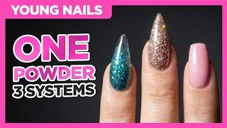 Thumbnail: You Can Use This Powder 3 Different Ways | Young Nails Slickpour