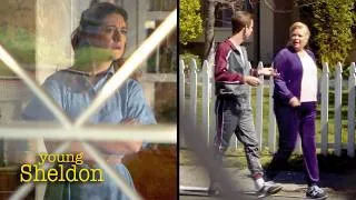 Thumbnail: Brenda and Pastor Jeff Avoid Mary for Days | Young Sheldon