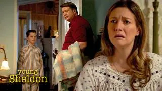 Thumbnail: The One Time Sheldon Didn’t Want His Mom Around | Young Sheldon