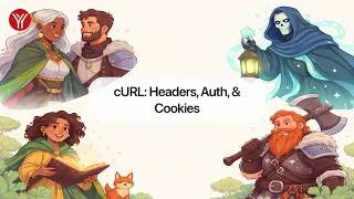 Thumbnail: cURL: Headers, Auth, & Cookies
