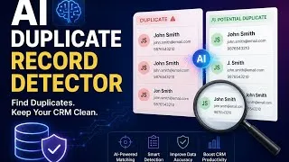 Thumbnail: AI Duplicate Record Detection in CRM | Clean Your CRM Data Automatically 🤖