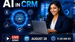 Thumbnail: Join Our Live Webinar: AI in CRM - AUG 28 2026
