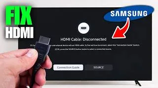 Thumbnail: How To Fix HDMI Port Not Working On Samsung TV