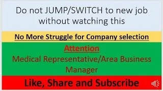 Thumbnail: Jitna Pyar Karoge, Utna Dubte Jaoge: Ab to break up karlo.#medicalrepresentative #jobs #sales