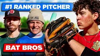 Thumbnail: Baseball Bat Bros vs #1 High School Pitcher (2v2 for $)