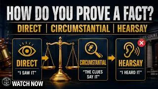 Thumbnail: Types of Evidence Explained | Direct, Circumstantial & Hearsay Evidence | Evidence Law