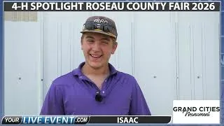 Thumbnail: Roseau County Fair 4 H Spotlight Day 3, 2026
