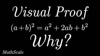Thumbnail: Visual proof: (a+b)² = a² + 2ab + b² | MathScale