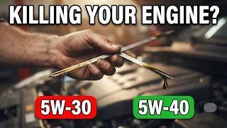 Thumbnail: 5W 30 vs 5W 40 — Is the Wrong One Killing Your Engine