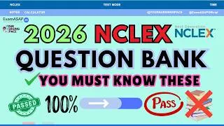 Thumbnail: NCLEX 2026 Practice Questions (RN & PN) | Next Gen NCLEX Adaptive Test + Detailed Rationales