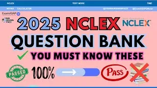 Thumbnail: Pass the NCLEX in 2025 🔥 RN & PN Practice Questions + Adaptive Test & Rationales | Nursing Exam Prep