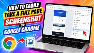 Thumbnail: How to Easily Take a FULL PAGE Screenshot on Google Chrome (2026)
