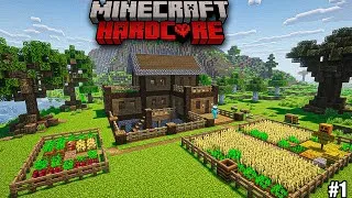 Thumbnail: I got almost a perfect start in HARDCORE Minecraft