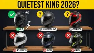 Thumbnail: 6 Quietest Motorcycle Helmets in 2026 - Don't Buy one before Watching this!