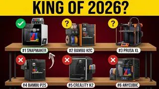 Thumbnail: 6 Best Multicolor 3D Printers in 2026 - Don't Buy one before Watching this!