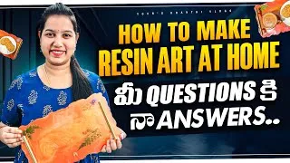 Thumbnail: How to make Resin Art at Home | Questions & Answers | Your’s kranthi vlogs | USA vlogs telugu