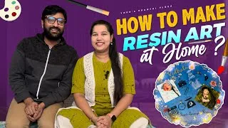 Thumbnail: How to make Resin Art at Home | make resin art in telugu | your's kranthi vlogs | USA vlogs telugu