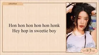 Thumbnail: (G)I-DLE (여자)아이들 - Klaxon (클락션) Easy Lyrics