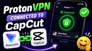 Thumbnail: Proton vpn ko Capcut se kaise connect kare | how to connect proton vpn with capcut | best vpn app