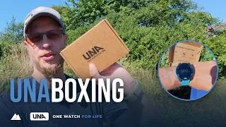 Thumbnail: UNAboxing. Unboxing the UNA Watch, sustainable sports watch