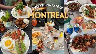 Thumbnail: Everything I Ate in Montreal 🇨🇦 | viral food & local favorites