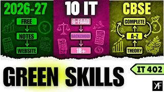 Thumbnail: Green Skills | Class 10 IT 402 | Employability Skills Unit 5 | Complete One Shot | 2026-27 | BOARDS