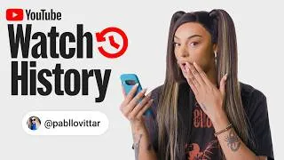 Thumbnail: Pabllo Vittar reacts to her Watch History (ROCKSTAR) | Watch History
