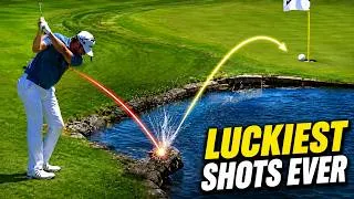 Thumbnail: PGA PROS Get SAVED By INSANE Bounces In CRAZY Golf Compilation