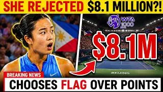 Thumbnail: WTA CAN’T BELIEVE IT! Alex Eala Chooses the Philippines Over $8.1 MILLION!
