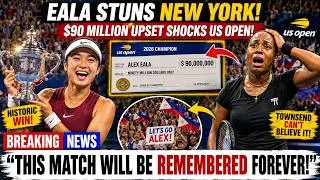 Thumbnail: ALEX EALA STUNS EVERYONE! Taylor Townsend SHOCKED at the $90M US Open!