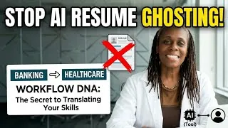 Thumbnail: Why Your AI Resume is Getting You Ghosted (And How to Fix It) 🛑💼 @YouTubeTeacherRemote 