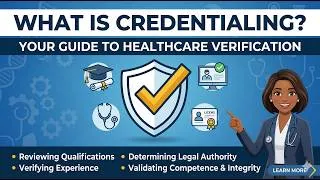Thumbnail: Provider Credentialing Careers. A day in the Life | Software Walkthrough & Document Checklist